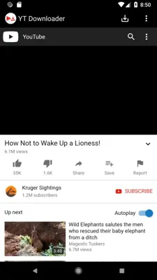 YT Downloader android App screenshot 1